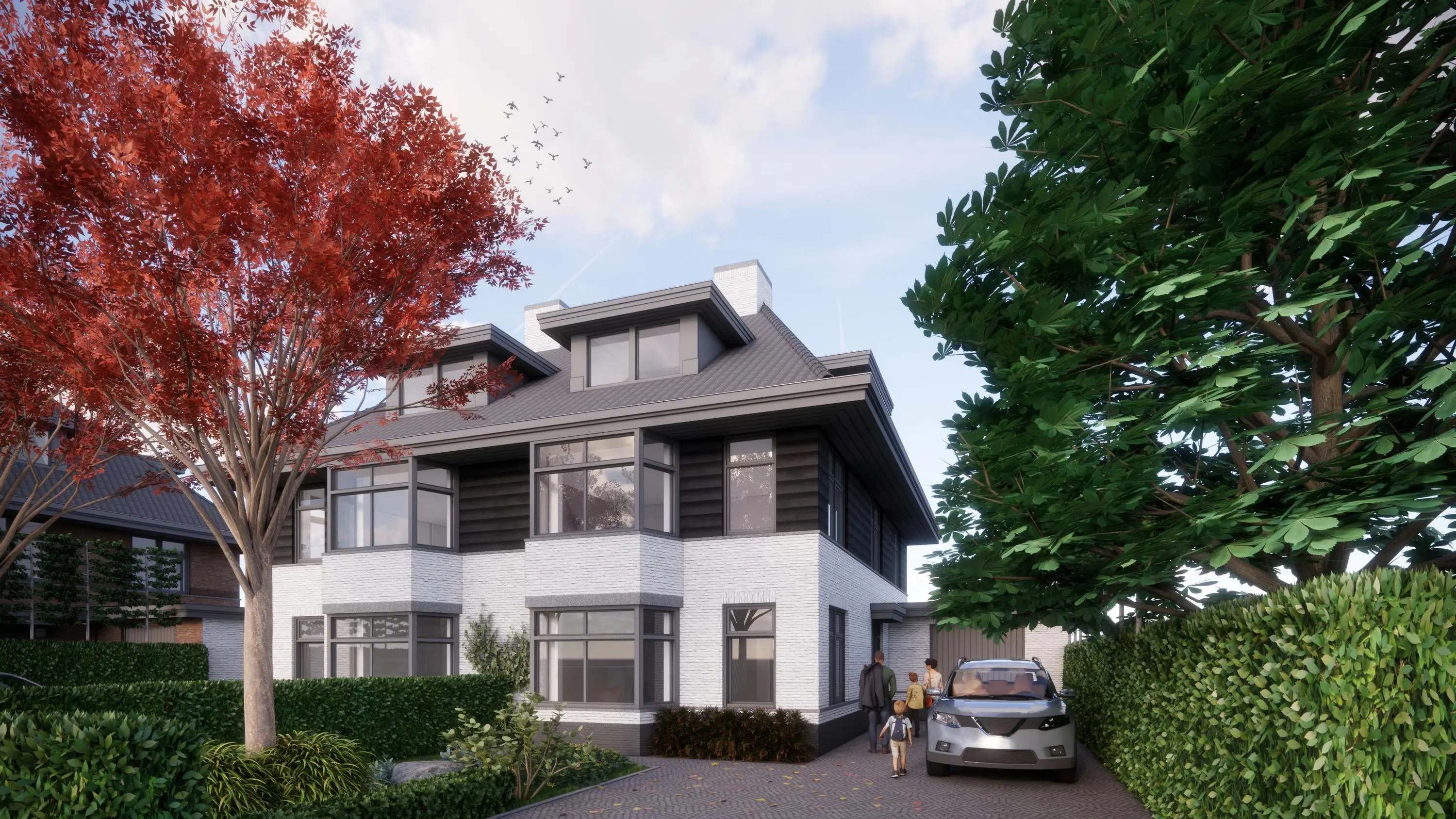 Riante Dubbele villa's