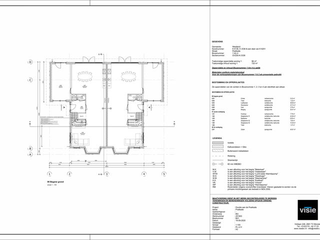 Plattegrond van Riante Dubbele villa's, Bouwnummer 3