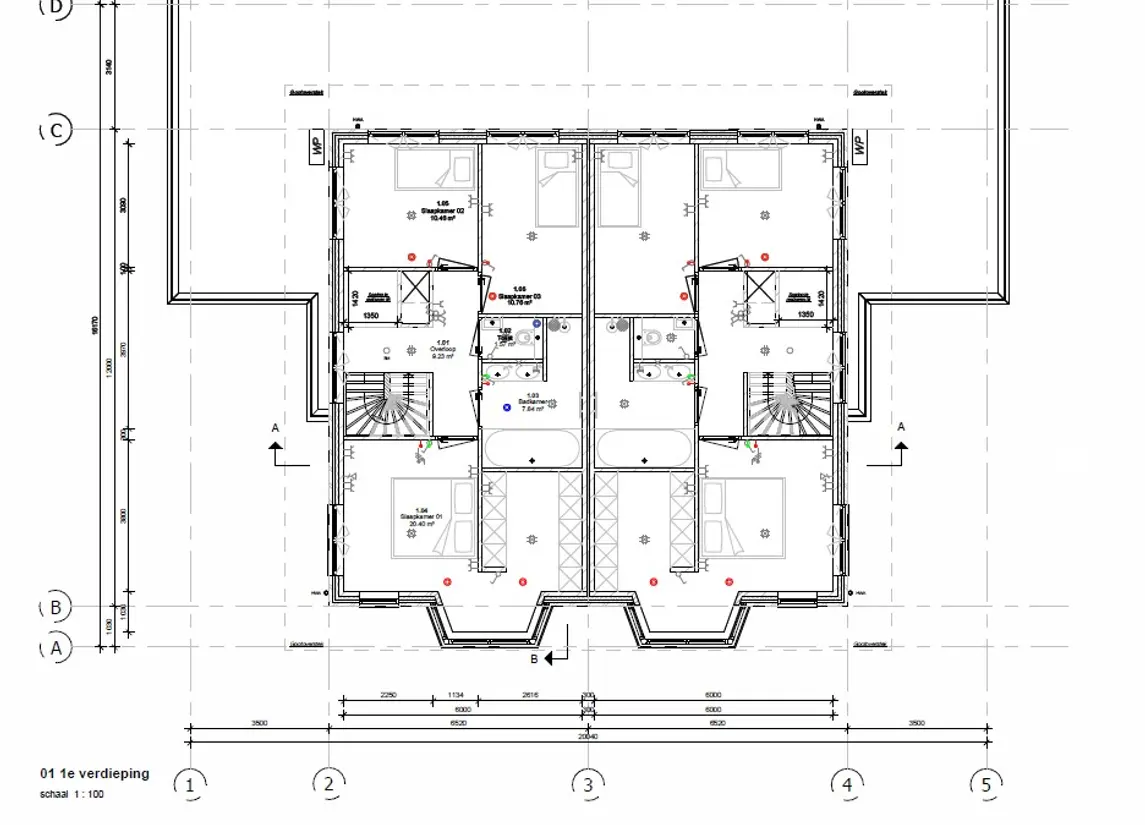 Riante Dubbele villa's, Bouwnummer 1