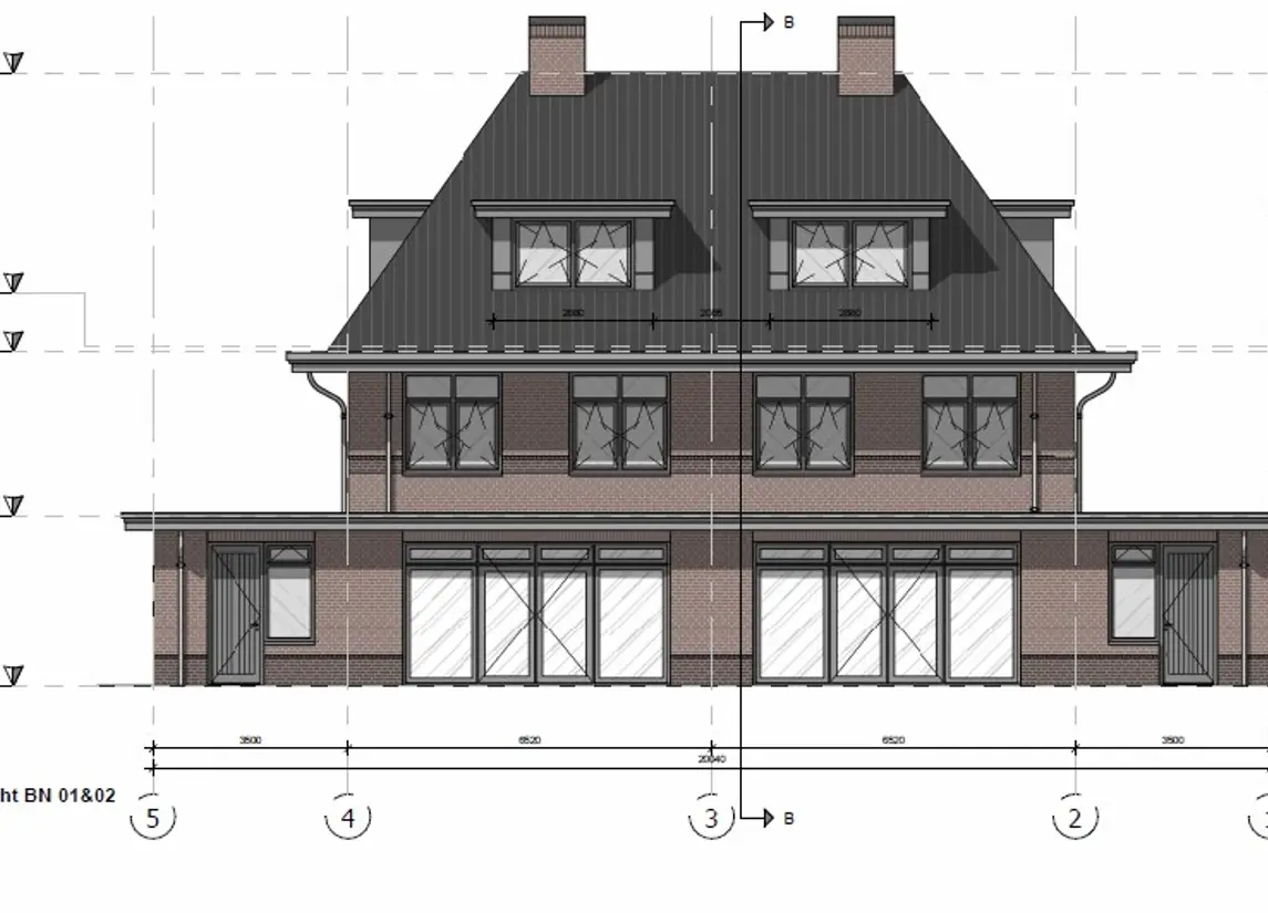 Riante Dubbele villa's, Bouwnummer 1