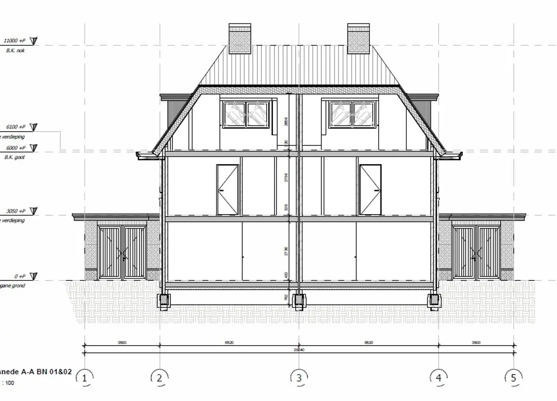 Riante Dubbele villa's, Bouwnummer 1