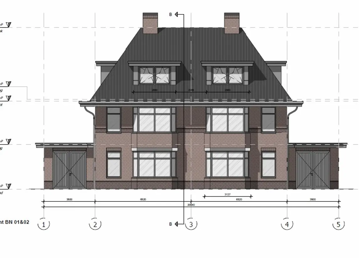 Riante Dubbele villa's, Bouwnummer 1