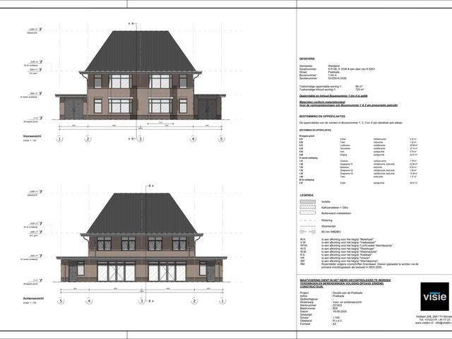 Plattegrond van Riante Dubbele villa's, Bouwnummer 2