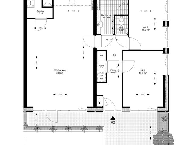 Plattegrond van De Proeverij Vlaardingen