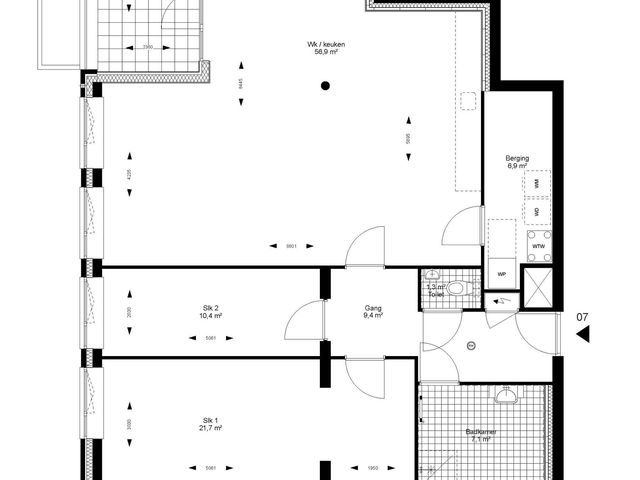 Plattegrond van De Proeverij Vlaardingen