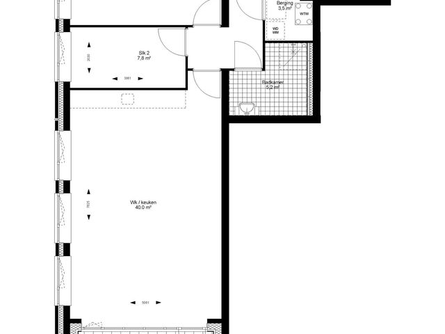 Plattegrond van De Proeverij Vlaardingen