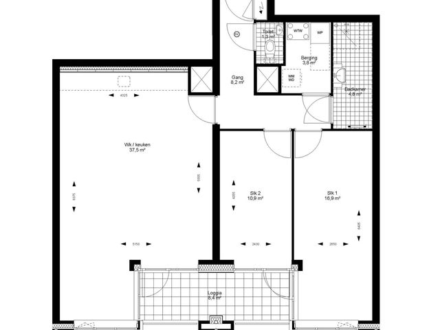 Plattegrond van C, Bouwnummer 5