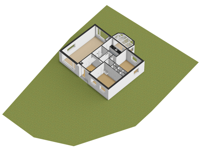 Plattegrond van Mariendijk 117