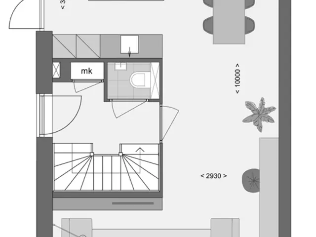 Plattegrond van Twee-onder-een-kap - B3 
