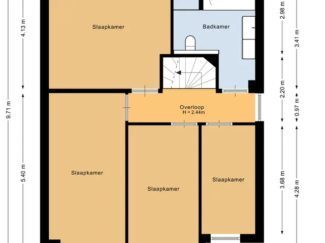 Plattegrond van De Linge 26
