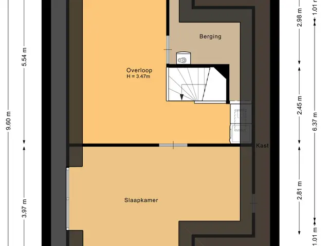 Plattegrond van De Linge 26