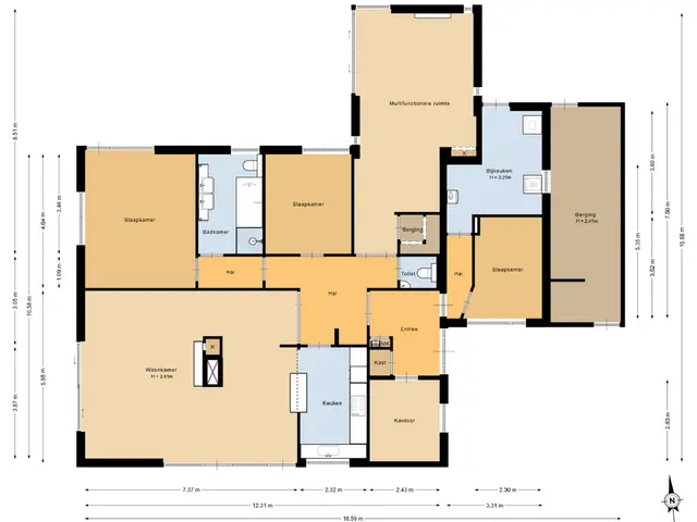 Plattegrond van Rijpstraat 48