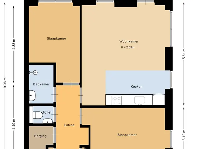 Plattegrond van Fluwijn 525