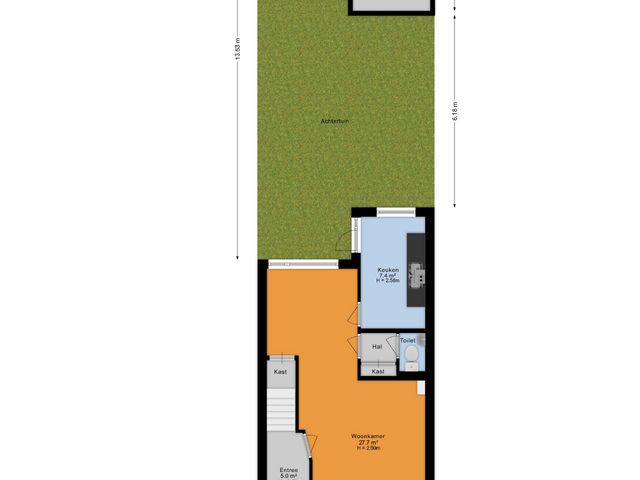 Plattegrond van Pompe v Meerdervoortstraat 18