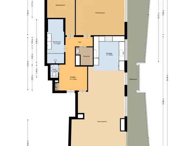 Plattegrond van Arendshorst 35
