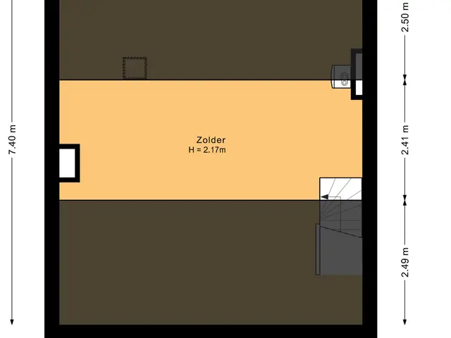 Plattegrond van van der Kest Wittensstraat 8