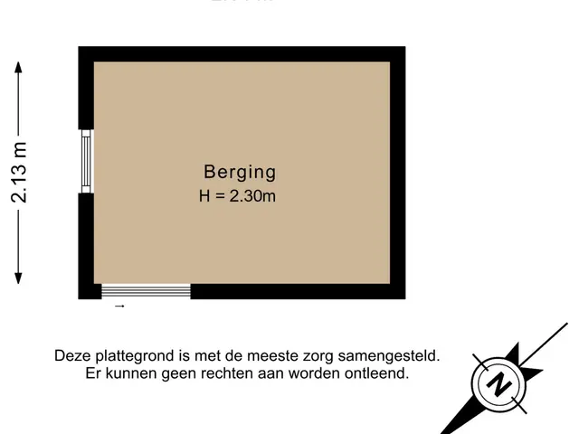 Plattegrond van Hazelaarstraat 23