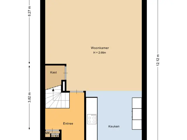 Plattegrond van Beiaardierlaan 9