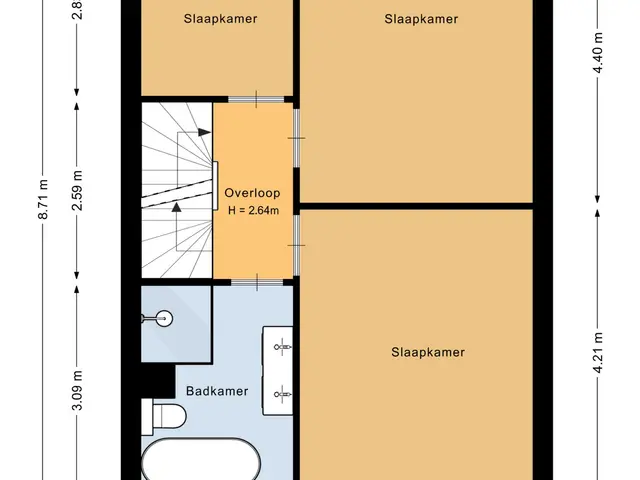 Plattegrond van Beiaardierlaan 9