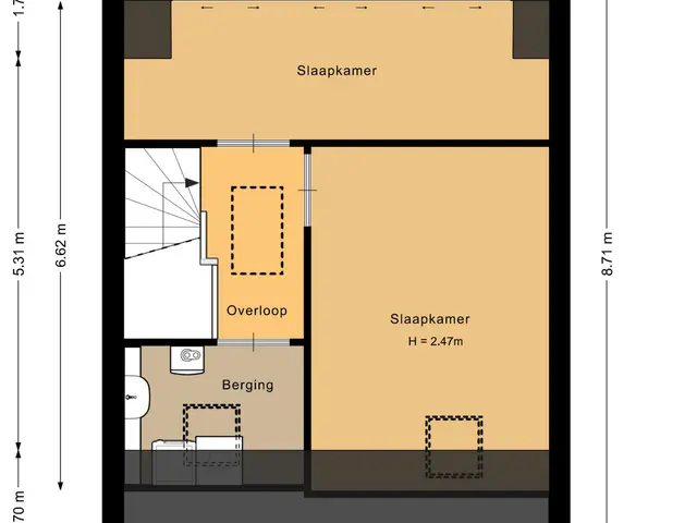 Plattegrond van Beiaardierlaan 9