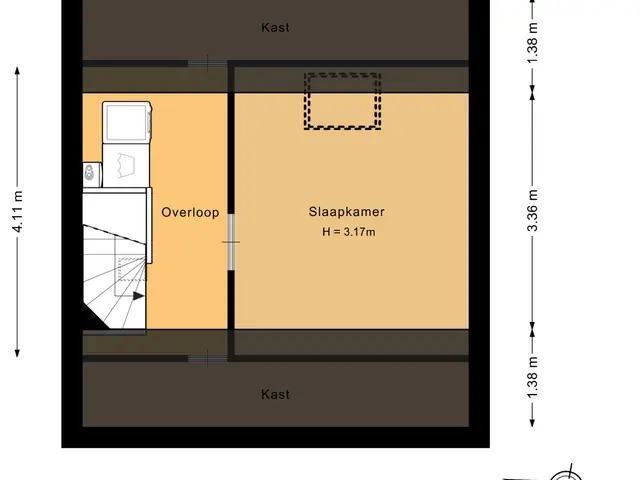 Plattegrond van Naaldwijkseweg 30A