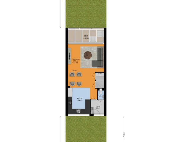 Plattegrond van Hazelaar 20
