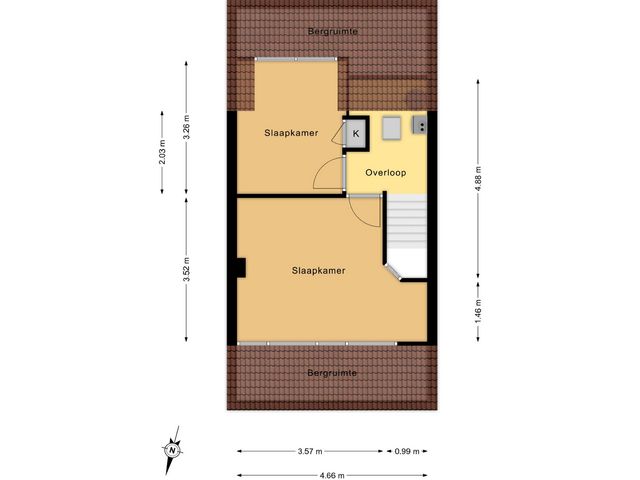 Plattegrond van Uitterlier 25