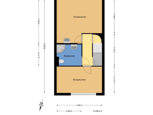 Plattegrond van Uitterlier 25