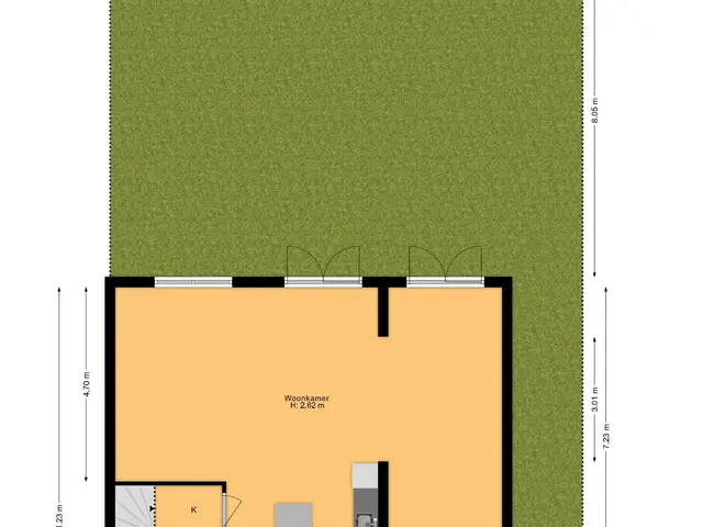 Plattegrond van Elisabeth van Matenessedreef 33