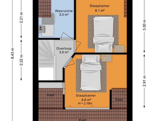 Plattegrond van Diamant 42