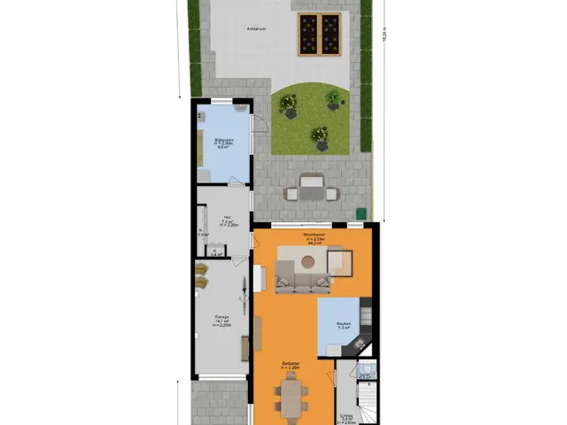 Plattegrond van Rembrandtstraat 26