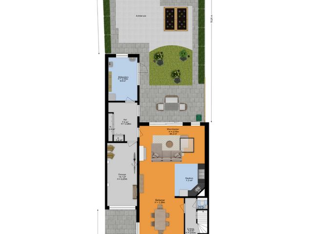 Plattegrond van Rembrandtstraat 26