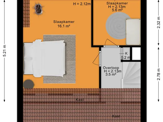Plattegrond van Rembrandtstraat 26