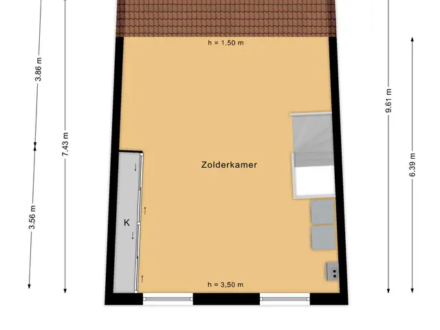 Plattegrond van Binnenduin 14