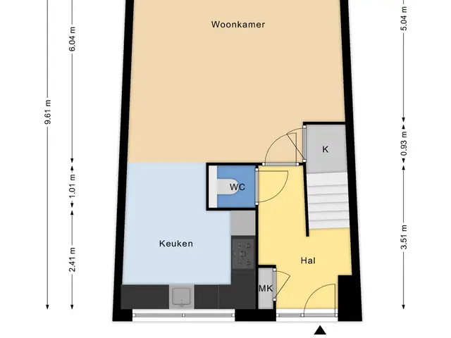 Plattegrond van Binnenduin 14