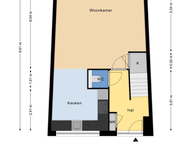 Plattegrond van Binnenduin 14