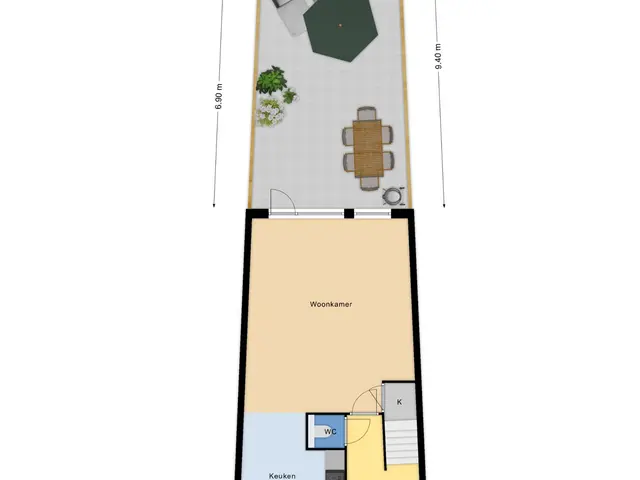 Plattegrond van Binnenduin 14