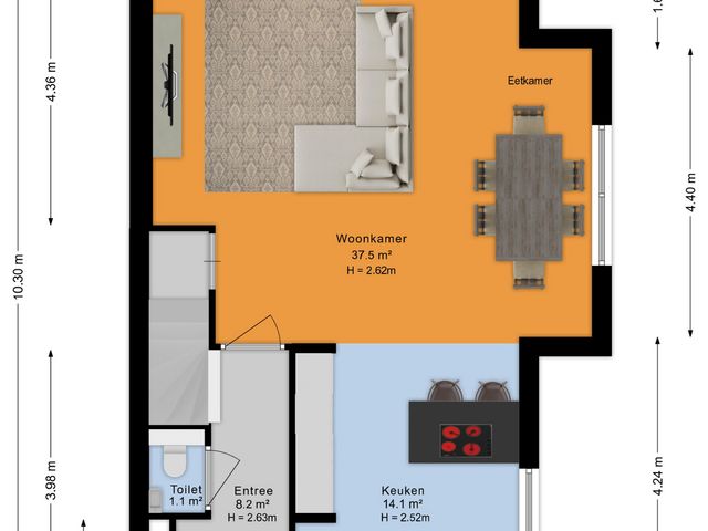 Plattegrond van Eiland 1