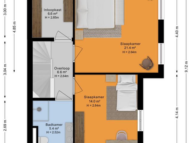 Plattegrond van Eiland 1