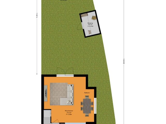 Plattegrond van Eiland 1