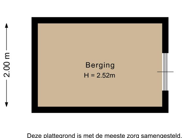 Plattegrond van Mgr. W.M. Bekkerslaan 98