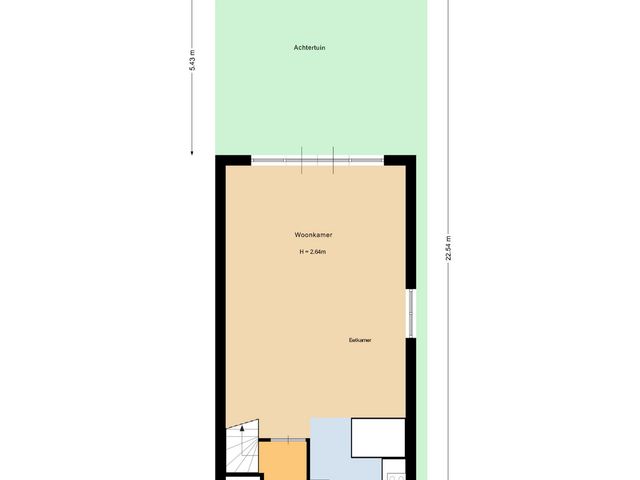 Plattegrond van Mgr. W.M. Bekkerslaan 98