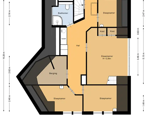 Plattegrond van Monsterseweg 132
