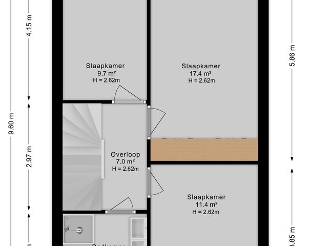 Plattegrond van Snaveldolfijn 6