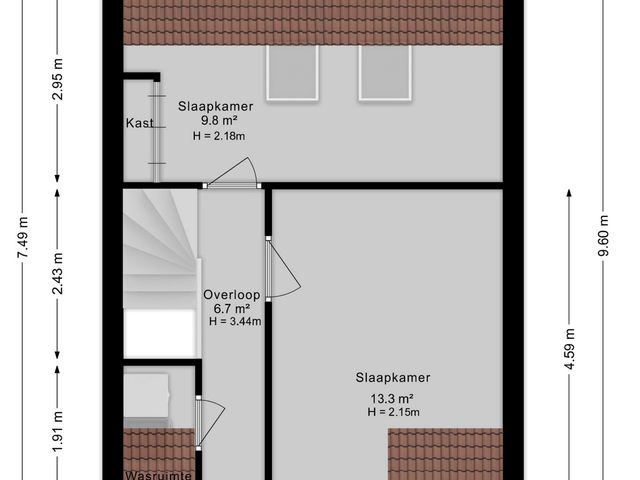 Plattegrond van Snaveldolfijn 6