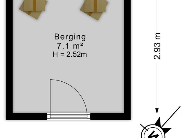 Plattegrond van De Beemd 58