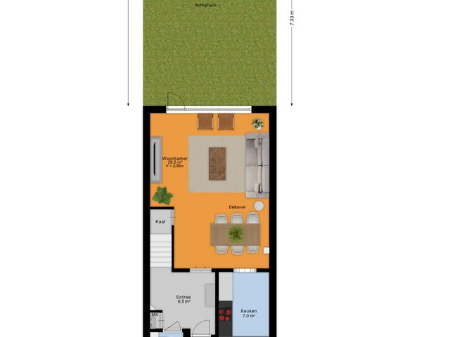 Plattegrond van Verhulstlaan 9