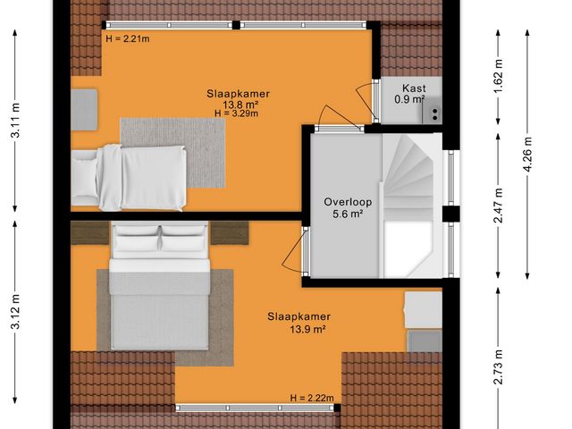 Plattegrond van Naaldwijkseweg 138