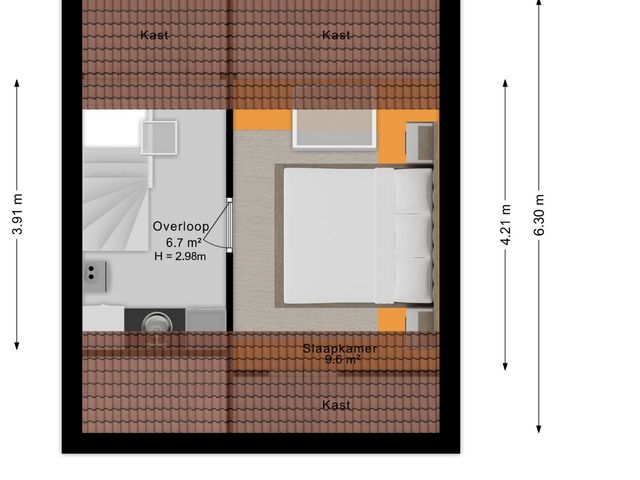 Plattegrond van Tasmanweg 92