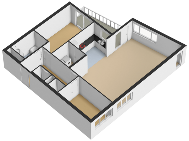 Plattegrond van Gasthuislaan 167